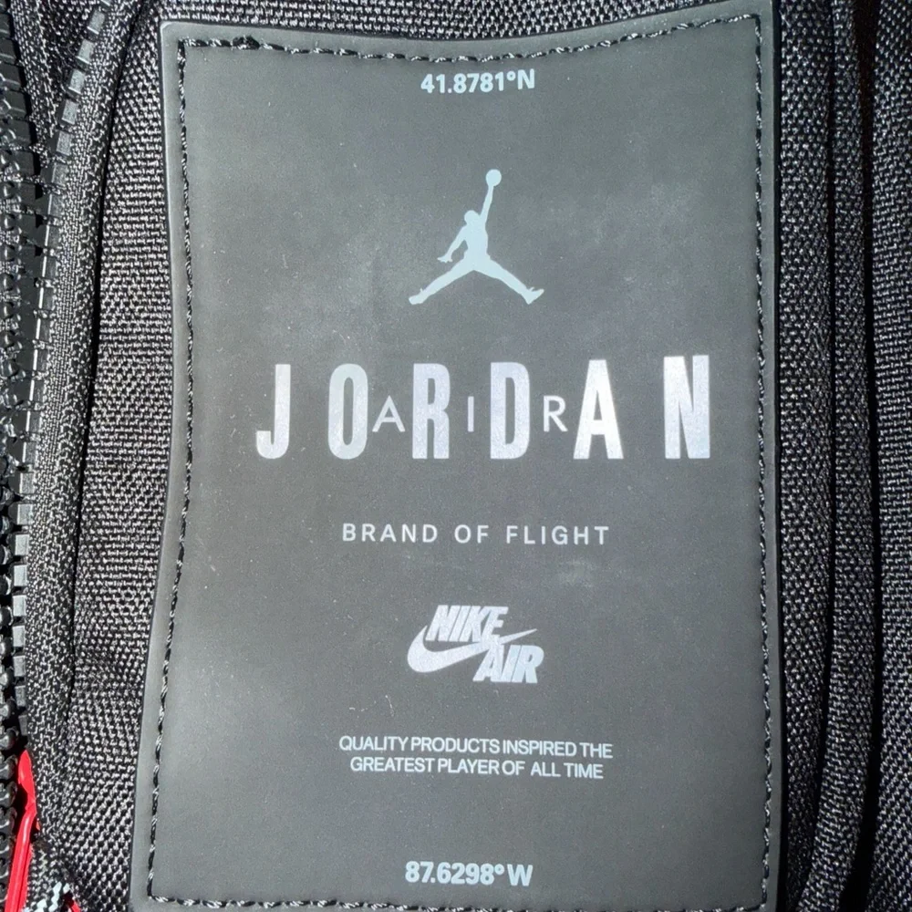 Jordan Black and Red Belt Bag - Picture 2 of 4